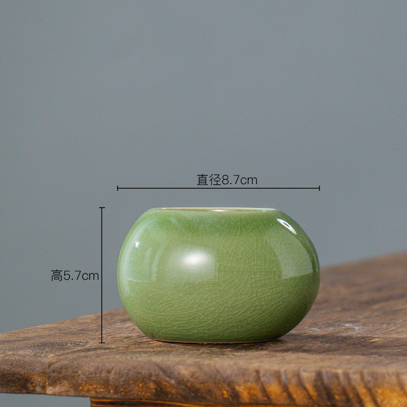 Ice Crack Glazed Ceramic Flowe - Aloe Vera Pot ulasan dan harga