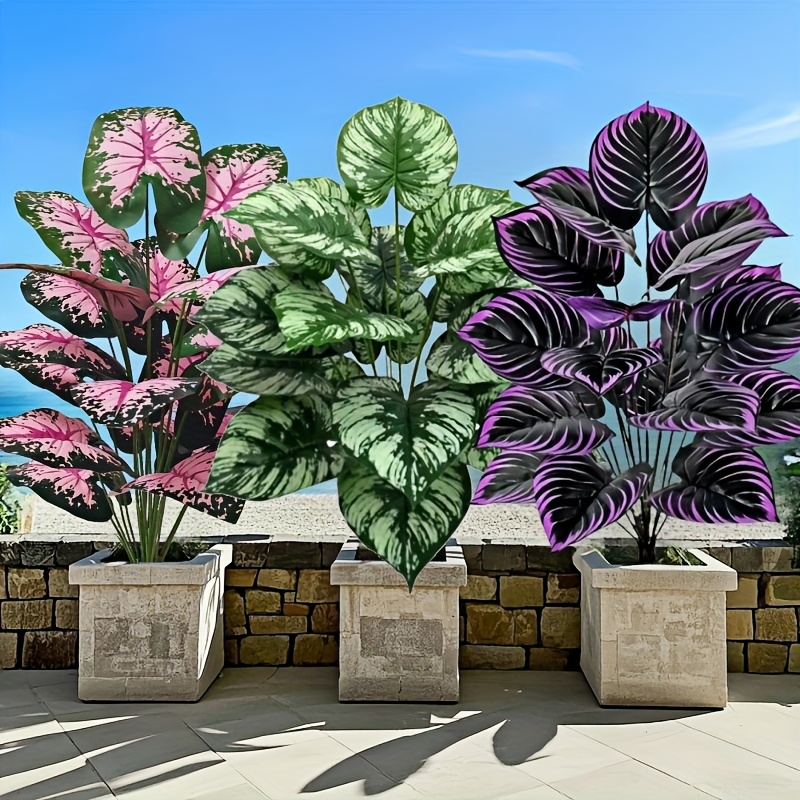 3pcs 60cm  Large Artificial Gr - Monstera Adansonii ulasan dan harga