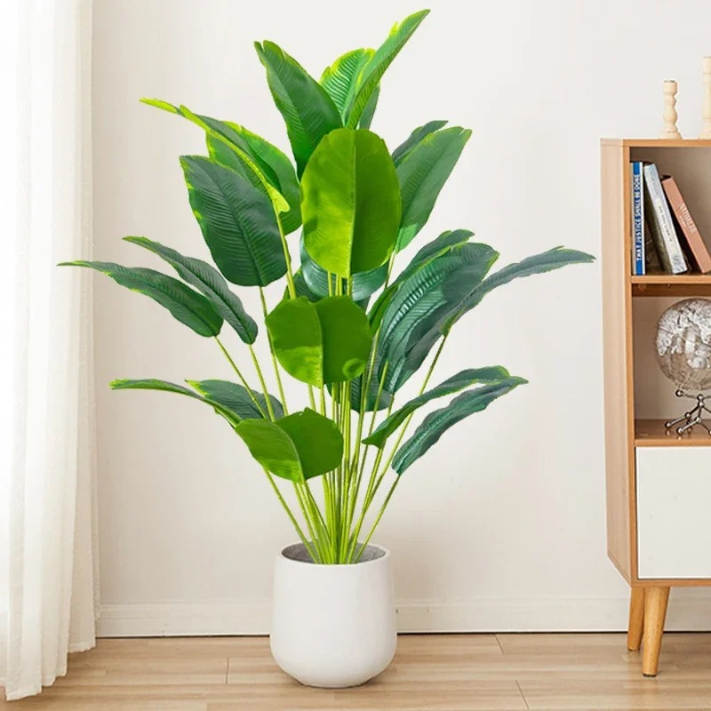 67-112cm Artificial Plants Lar - Monstera Adansonii ulasan dan harga
