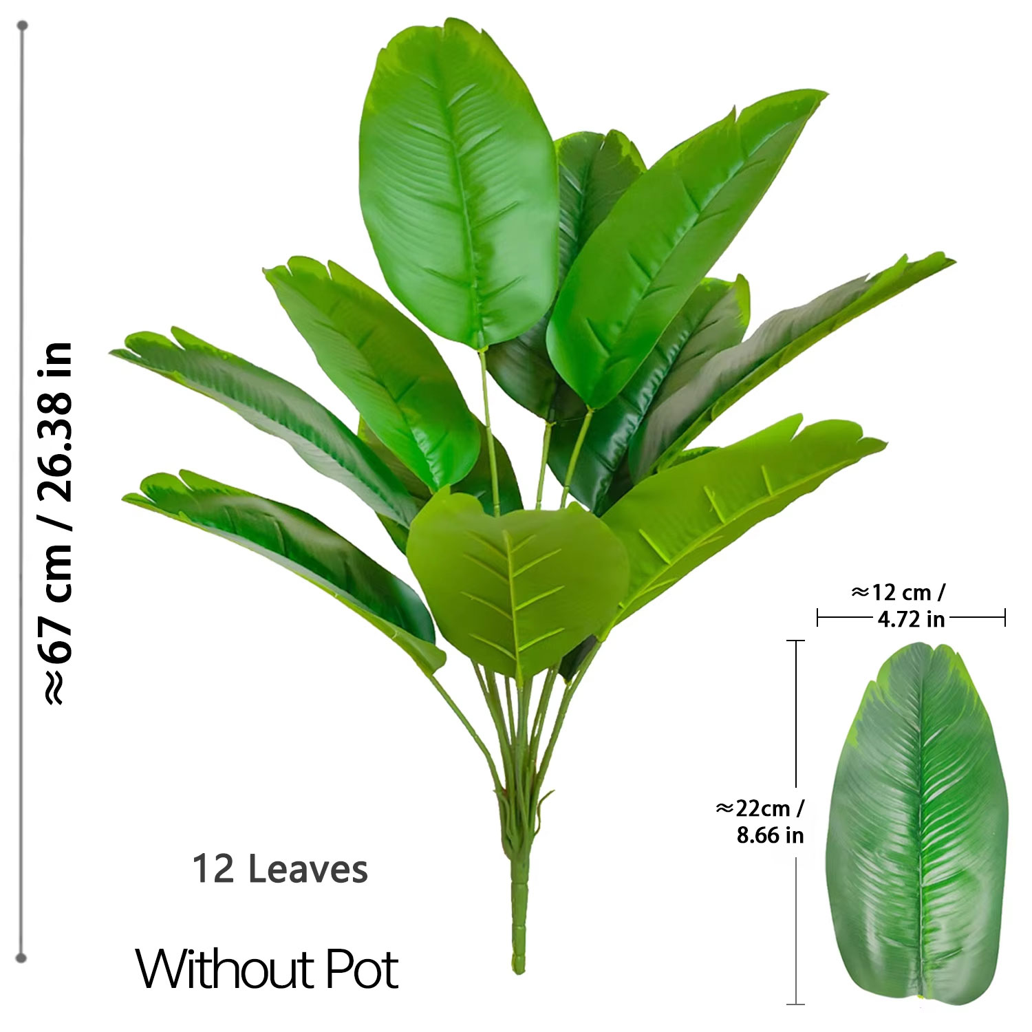 67-112cm Artificial Plants Lar - Monstera Adansonii ulasan dan harga