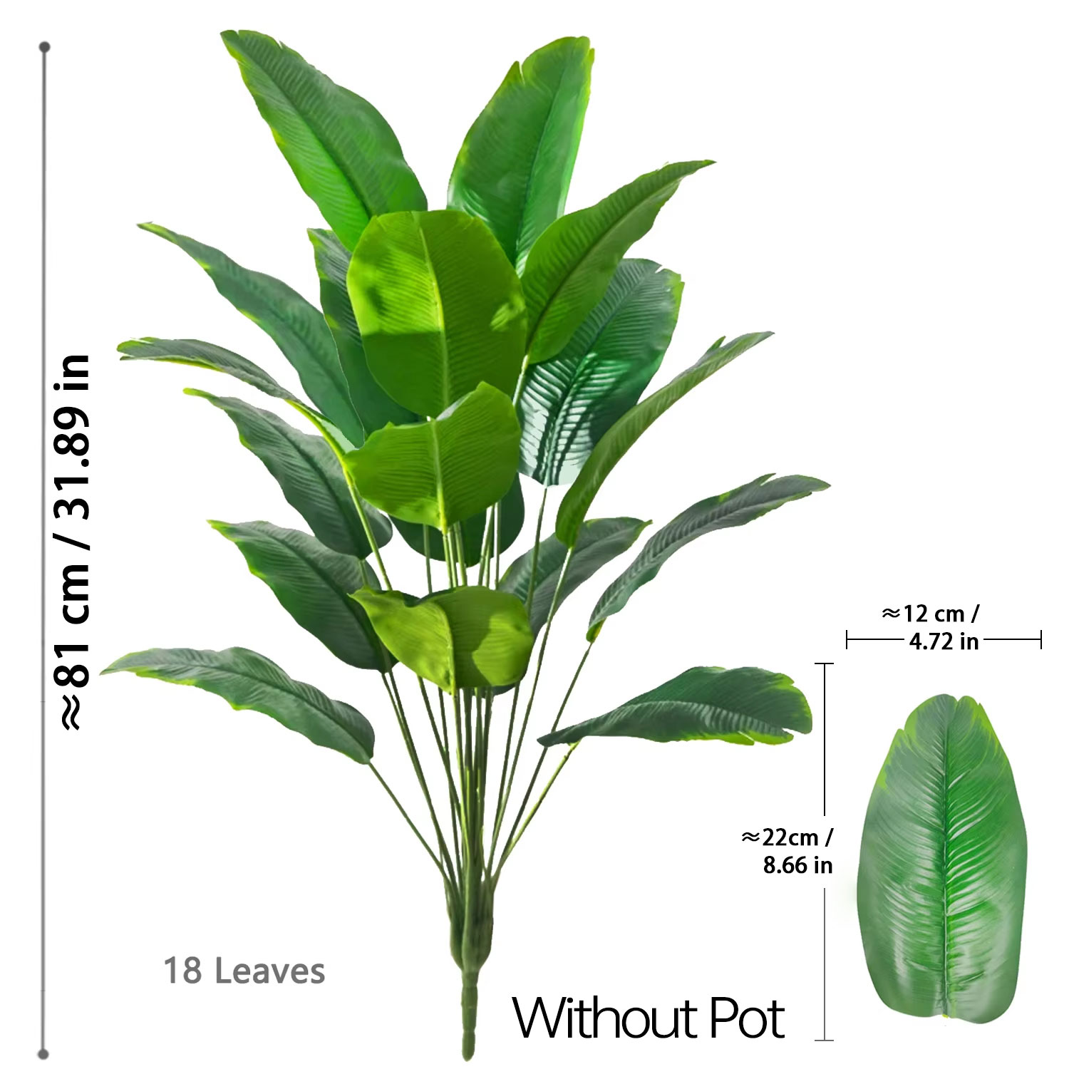 67-112cm Artificial Plants Lar - Monstera Adansonii ulasan dan harga