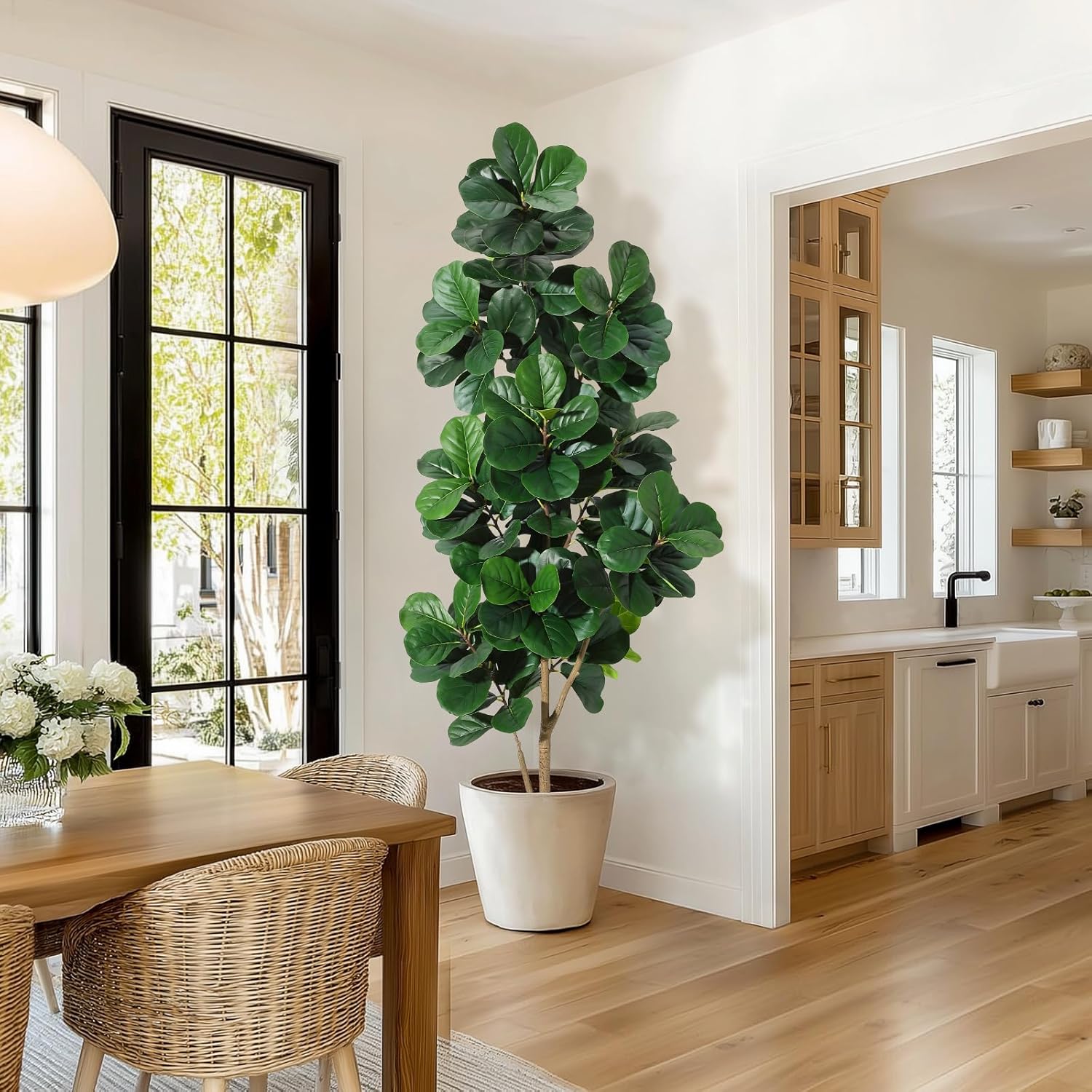 4FT/5FT/6FT/7FT Fiddle Leaf Fi - Ficus Lyrata Tree ulasan dan harga